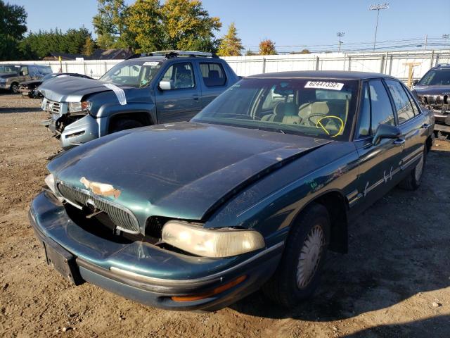 1G4HP52K1VH481648 - 1997 BUICK LESABRE CU GREEN photo 2