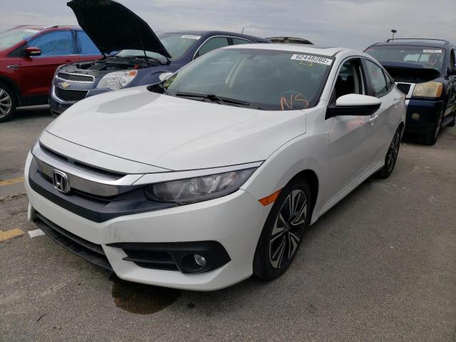 19XFC1F76HE002432 - 2017 HONDA CIVIC EXL أبيض صورة 2