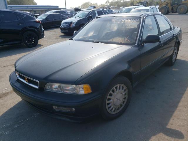 JH4KA7669PC023603 - 1993 ACURA LEGEND L GREEN photo 2