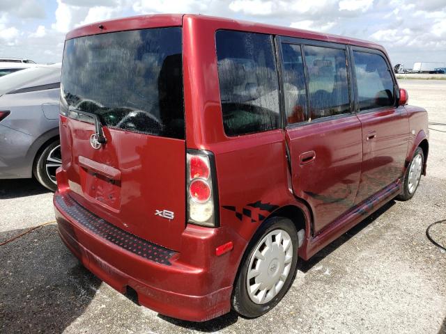 JTLKT334764071010 - 2006 TOYOTA SCION XB წითელი ფოტო 4