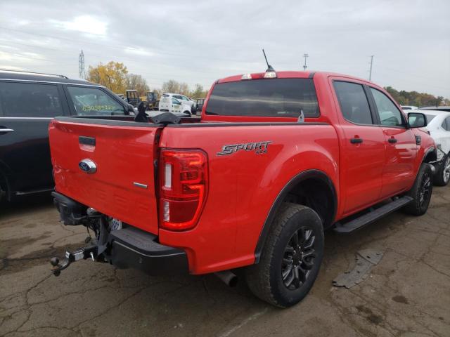 1FTER4FHXLLA49953 - 2020 FORD RANGER XL RED photo 4