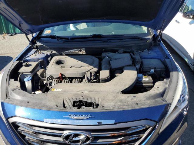 5NPE34AF1GH289829 - 2016 HYUNDAI SONATA SPO BLUE photo 7