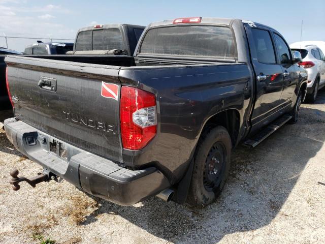 5TFHY5F16KX826256 - 2019 TOYOTA TUNDRA CRE CHARCOAL photo 4