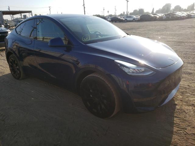 7SAYGDEE1NF394310 - 2022 TESLA MODEL Y أزرق صورة 1