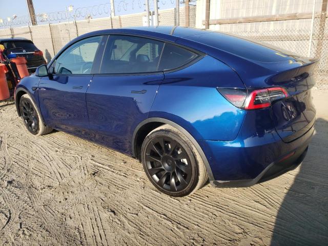 7SAYGDEE1NF394310 - 2022 TESLA MODEL Y أزرق صورة 3