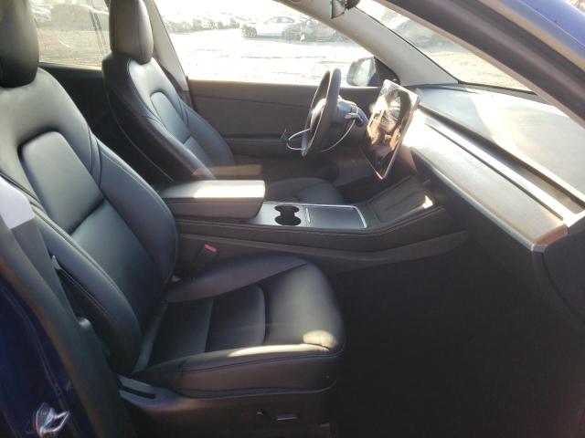 7SAYGDEE1NF394310 - 2022 TESLA MODEL Y أزرق صورة 5