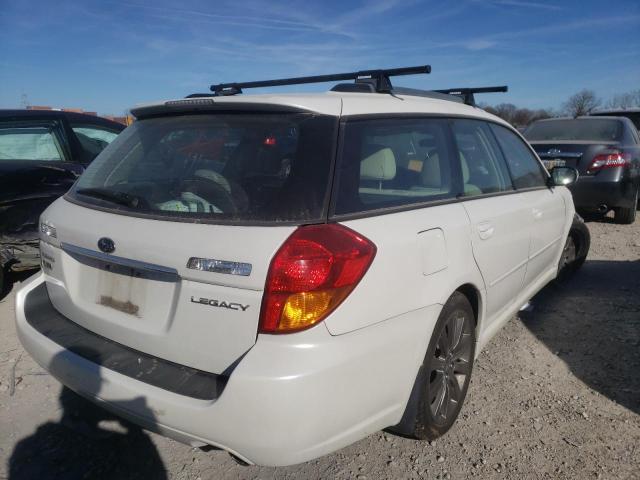 4S3BP616977323104 - 2007 SUBARU LEGACY 2.5 WHITE photo 4