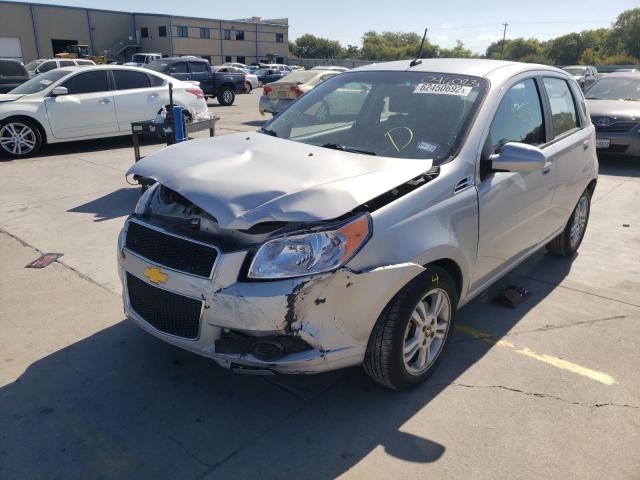 KL1TD6DE7AB096023 - 2010 CHEVROLET AVEO LS 银色 照片 2