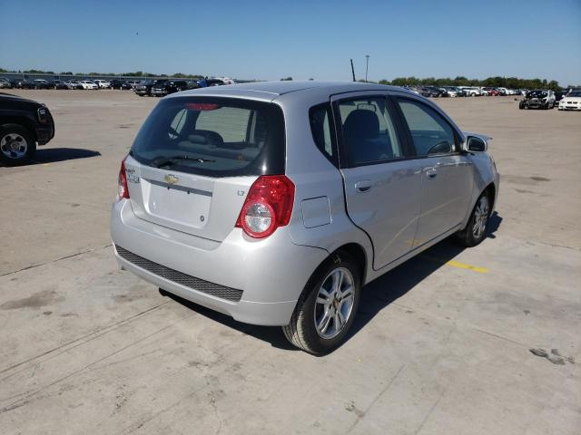 KL1TD6DE7AB096023 - 2010 CHEVROLET AVEO LS 银色 照片 4