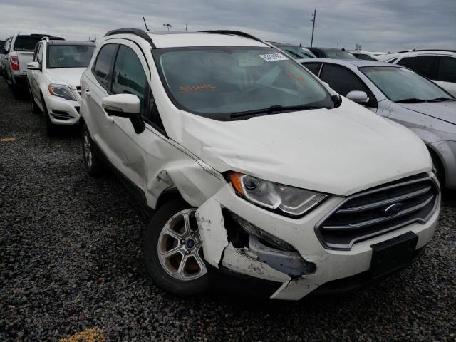 MAJ3P1TE5JC235599 - 2018 FORD ECOSPORT S WHITE photo 1