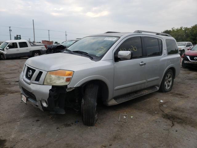 5N1BA0NDXAN612109 - 2010 NISSAN ARMADA SE SILVER photo 2