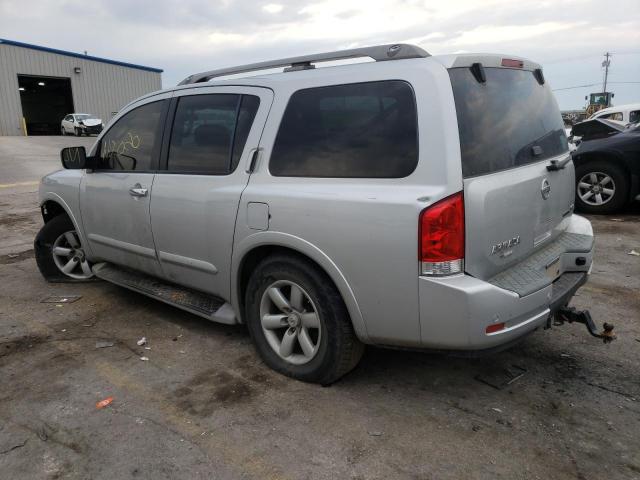 5N1BA0NDXAN612109 - 2010 NISSAN ARMADA SE SILVER photo 3