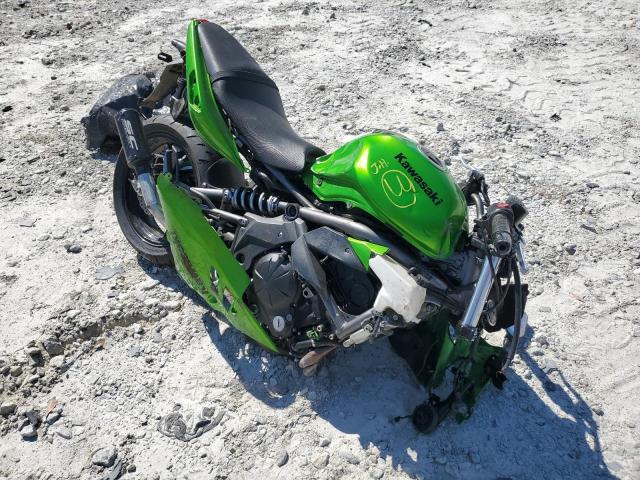 JKAEXEC10ADA49256 - 2010 KAWASAKI EX650 C GREEN photo 1