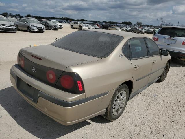 2G1WF52E749282835 - 2004 CHEVROLET IMPALA CREAM photo 4