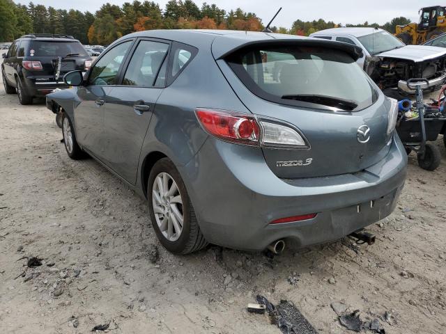 JM1BL1L88C1612372 - 2012 MAZDA 3 I GRAY photo 3