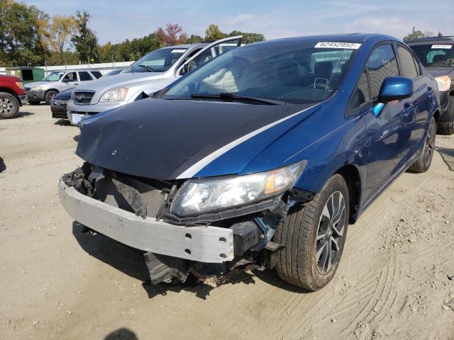 19XFB2F80DE254544 - 2013 HONDA CIVIC SEDN BLUE photo 2