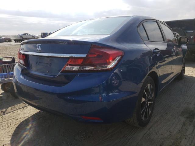 19XFB2F80DE254544 - 2013 HONDA CIVIC SEDN BLUE photo 4