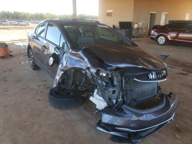 19XFB2F93FE092386 - 2015 HONDA CIVIC EXL Grafitowy zdjęcie 1