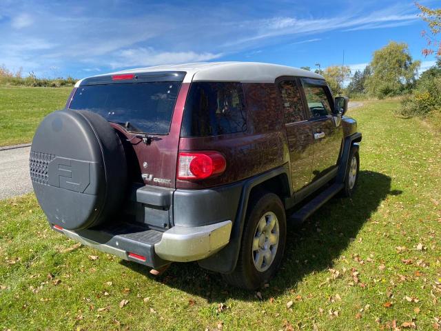 JTEBU11F570004119 - 2007 TOYOTA FJ CRUISER BURGUNDY photo 4