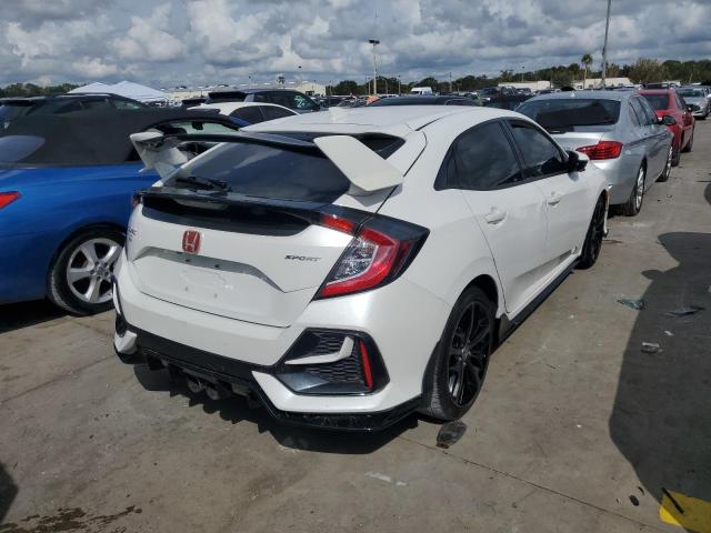 SHHFK7H44MU216573 - 2021 HONDA CIVIC SPOR WHITE photo 4