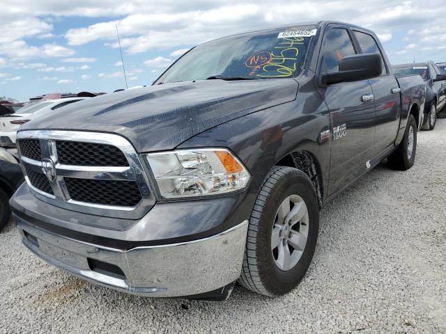 1C6RR6LT4JS331277 - 2018 RAM 1500 SLT BLACK photo 2