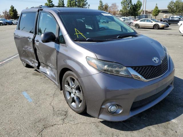 5TDXK3DCXFS649096 - 2015 TOYOTA SIENNA SPO GRAY photo 1