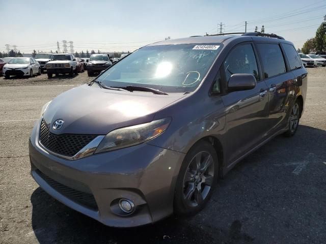 5TDXK3DCXFS649096 - 2015 TOYOTA SIENNA SPO GRAY photo 2