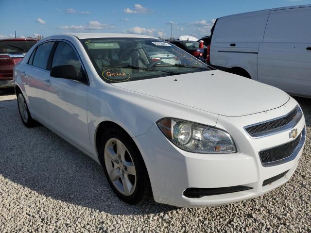 1G1ZB5EB5A4140895 - 2010 CHEVROLET MALIBU LS WHITE photo 1