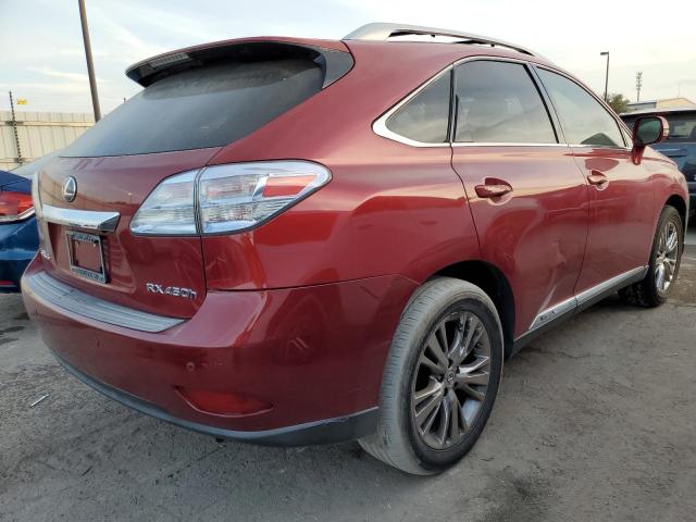 JTJZB1BA4A2002284 - 2010 LEXUS RX 450 RED photo 4