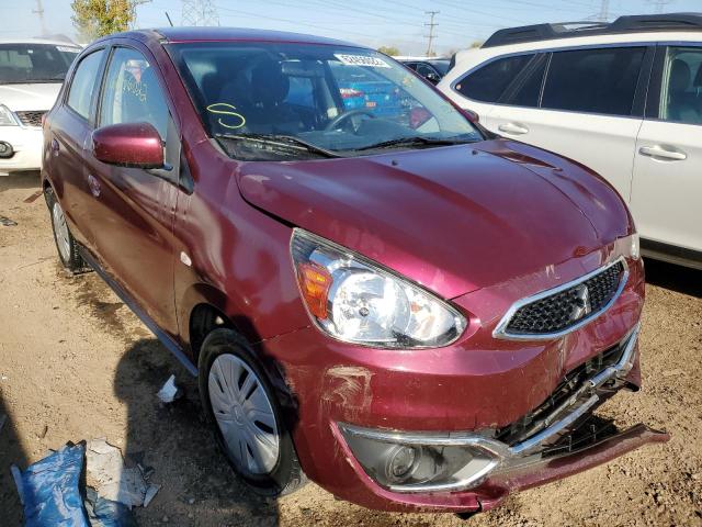 ML32A3HJXHH009292 - 2017 MITSUBISHI MIRAGE ES MAROON photo 1