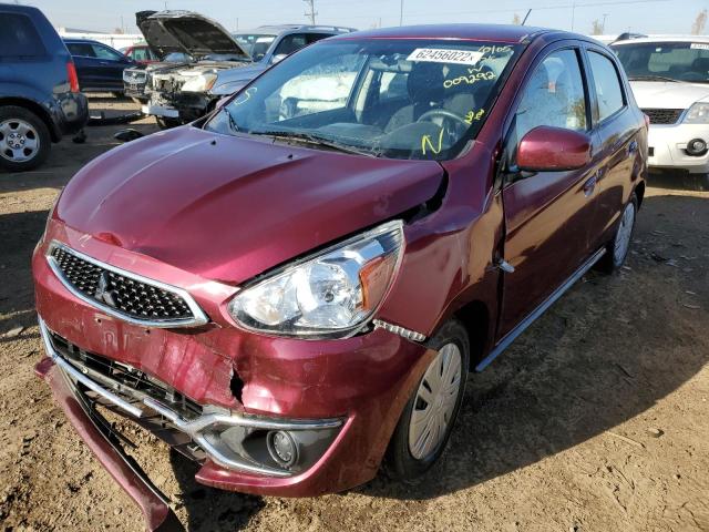 ML32A3HJXHH009292 - 2017 MITSUBISHI MIRAGE ES MAROON photo 2