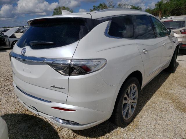 5GAERDKW1NJ183013 - 2022 BUICK ENCLAVE AV WHITE photo 4