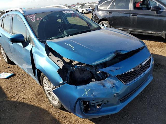 4S3GTAB69H3740038 - 2017 SUBARU IMPREZA PR BLUE photo 9