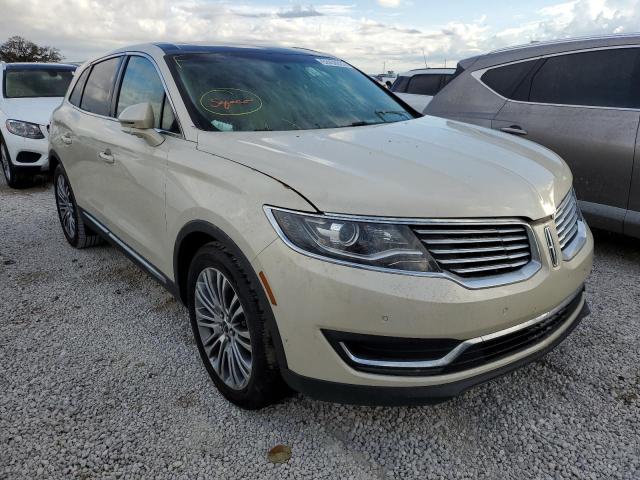 2LMTJ6LR2GBL76912 - 2016 LINCOLN MKX RESERV BEIGE photo 1