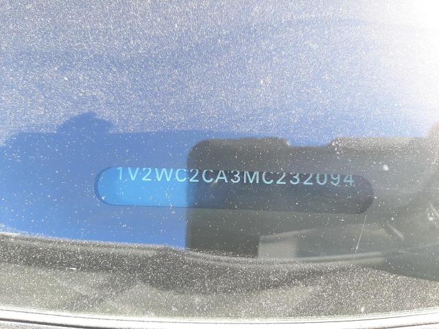 1V2WC2CA3MC232094 - 2021 VOLKSWAGEN ATLAS CROS Белый фото 10