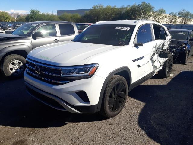 1V2WC2CA3MC232094 - 2021 VOLKSWAGEN ATLAS CROS Белый фото 2