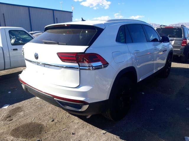 1V2WC2CA3MC232094 - 2021 VOLKSWAGEN ATLAS CROS Белый фото 4