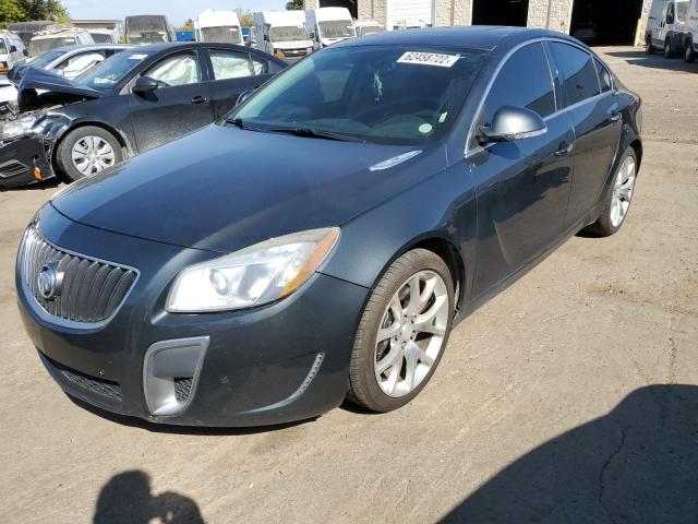 2G4GV5GV4C9214798 - 2012 BUICK REGAL GS Сұр фото 2