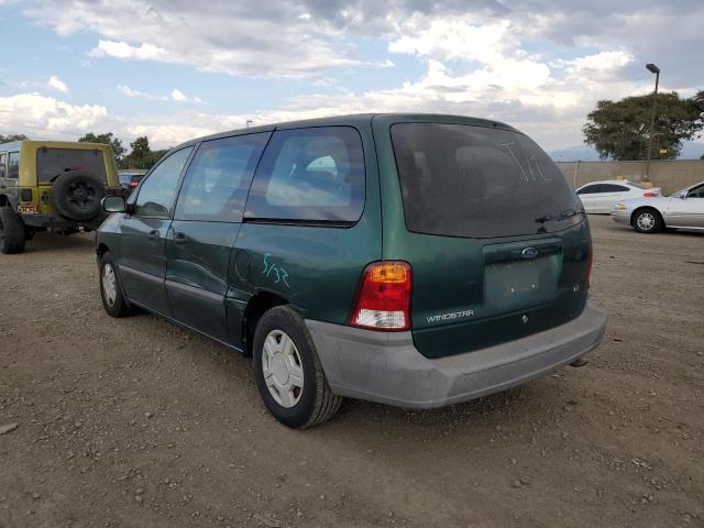 2FMZA50472BA14270 - 2002 FORD WINDSTAR L GREEN photo 3