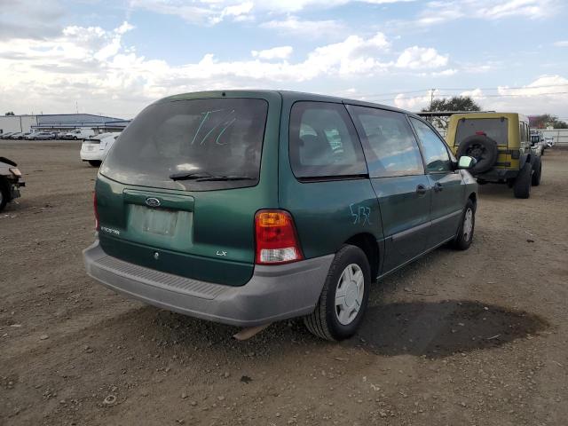 2FMZA50472BA14270 - 2002 FORD WINDSTAR L GREEN photo 4