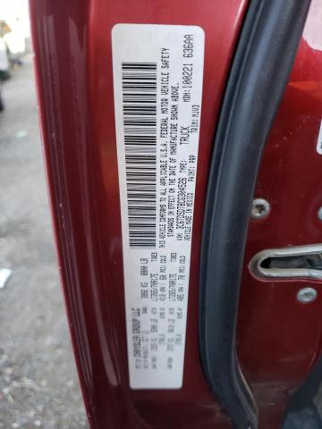 3C6TD5DT8CG304526 - 2012 DODGE RAM 2500 S RED photo 10