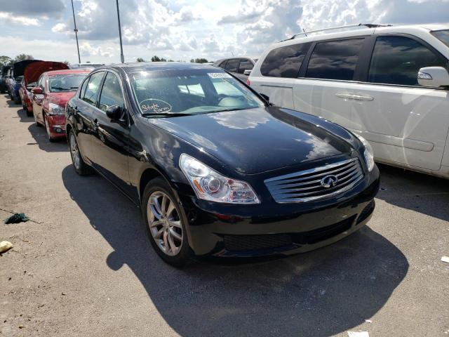 JNKCV61F89M050945 - 2009 INFINITI G37 BLACK photo 1