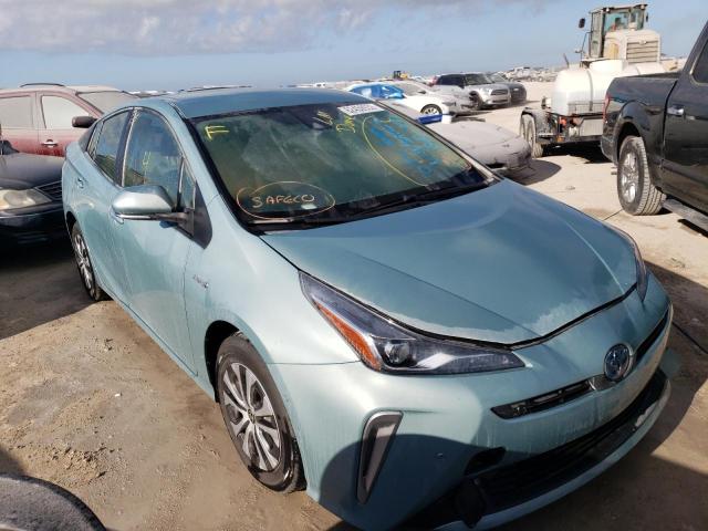 JTDL9MFU8M3030758 - 2021 TOYOTA PRIUS LE TURQUOISE photo 1