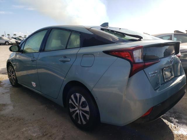 JTDL9MFU8M3030758 - 2021 TOYOTA PRIUS LE TURQUOISE photo 3