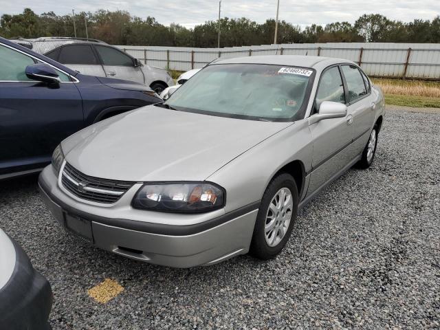 2G1WF52E759391247 - 2005 CHEVROLET IMPALA SILVER photo 2