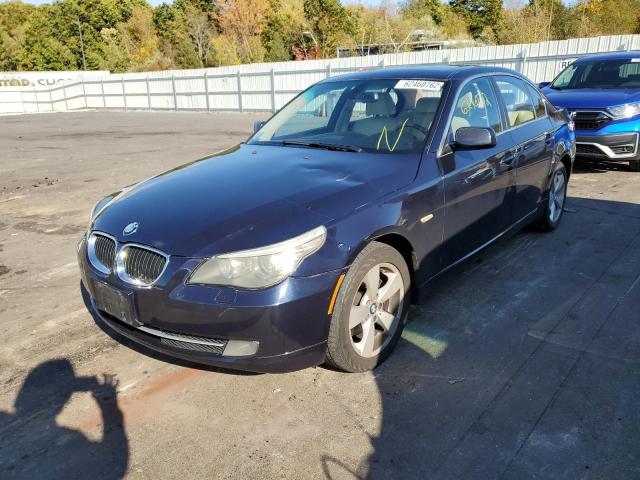 WBANV13548BZ48466 - 2008 BMW 528 XI BLUE photo 2