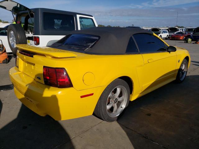 1FAFP45XX4F111425 - 2004 FORD MUSTANG GT YELLOW photo 4