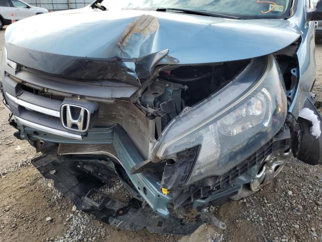 2HKRM3H35EH558836 - 2014 HONDA CR-V BLUE photo 9