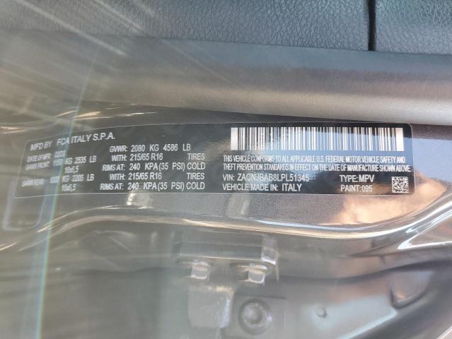 ZACNJBAB8LPL51345 - 2020 JEEP RENEGADE S Boz foto 10