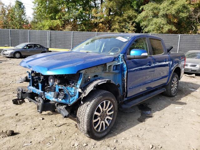 1FTER4FH0KLA29645 - 2019 FORD RANGER XL BLUE photo 2